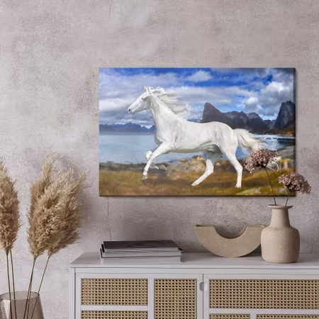 Canvastavla - Horse at a gallop