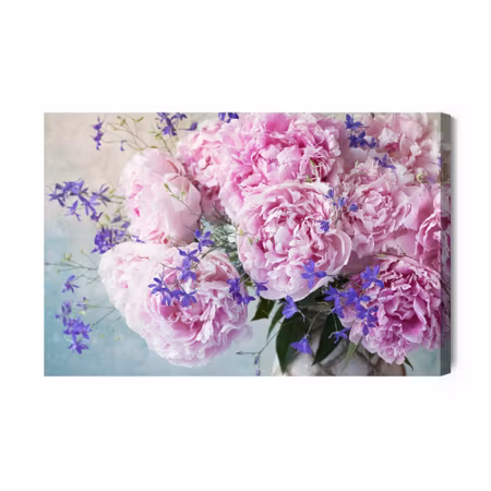 Canvastavla - Peonies in a vase