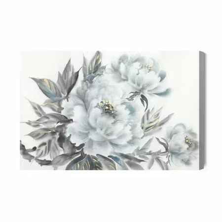 Canvastavla - Peonies as painted