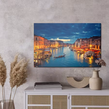 Canvastavla - Venice by night