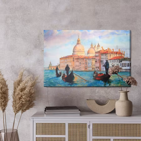 Canvastavla - Venice as painted