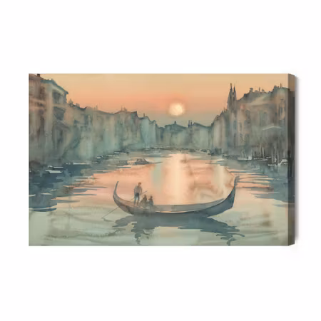 Canvastavla - Venice in the morning