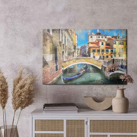 Canvastavla - Venice in the sun