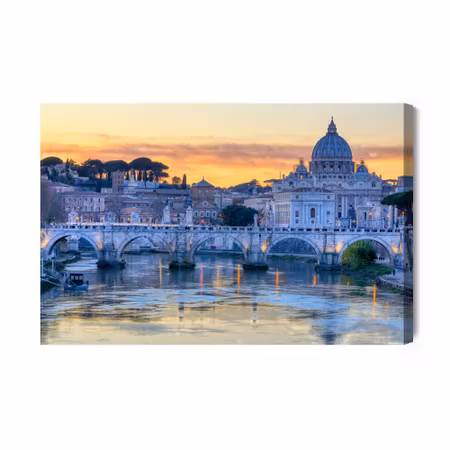 Canvastavla - The climate of rome