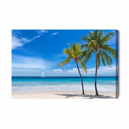 Canvastavla - Island in the tropical sea