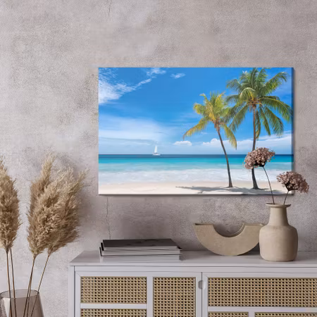 Canvastavla - Island in the tropical sea