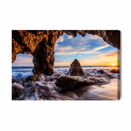 Canvastavla - Sea cave