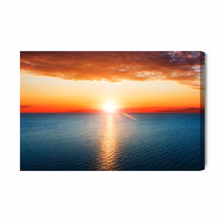 Canvastavla - Bird&#039;s eye view of the sea