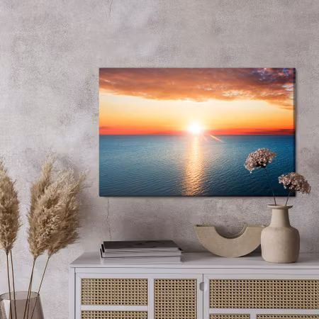 Canvastavla - Bird&#039;s eye view of the sea