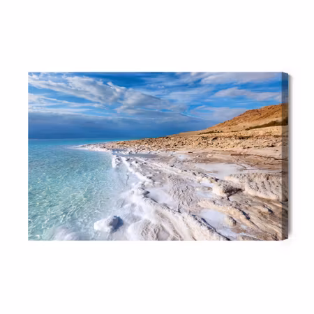 Canvastavla - Dead sea and the coast