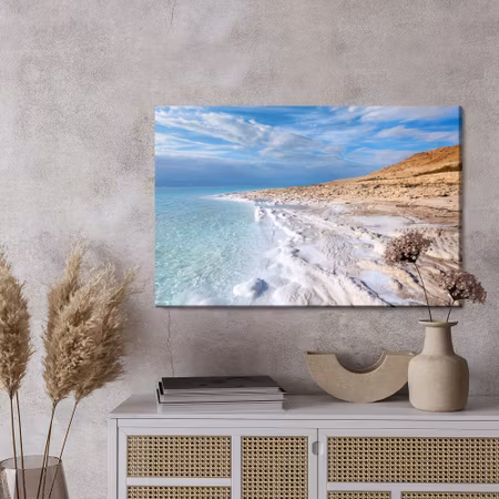 Canvastavla - Dead sea and the coast