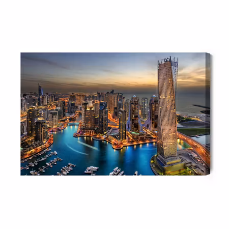 Canvastavla - Dubai skyline