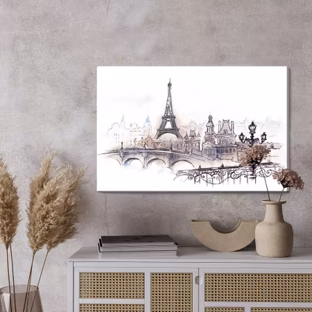 Canvastavla - Beautiful city paris