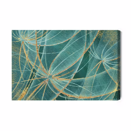 Canvastavla - Colourful wind seeds