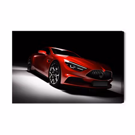 Canvastavla - Red sports car