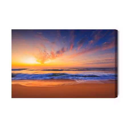 Canvastavla - Clouds by the sea