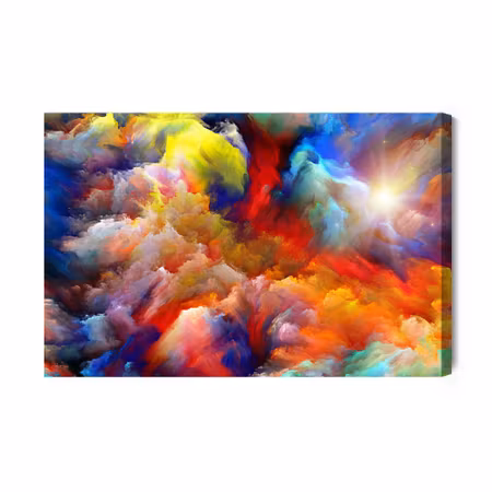 Canvastavla - Colorful and modern abstraction