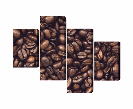 Canvastavla - Roasted coffee beans