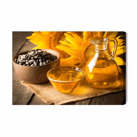 Canvastavla - Sunflower oil