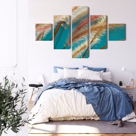 Canvastavla - Plants on a macro scale