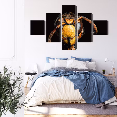 Canvastavla - Hornet on a macro scale