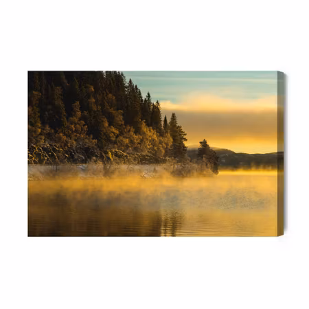 Canvastavla - Winter country