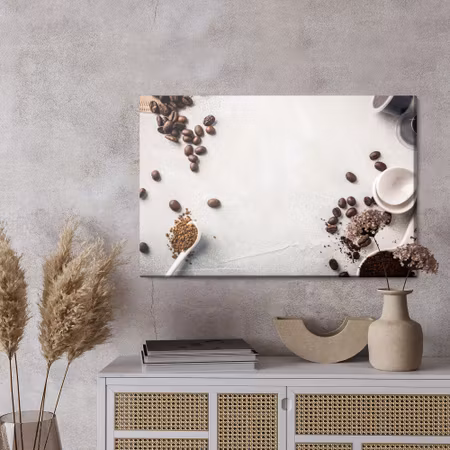 Canvastavla - Various types of coffee