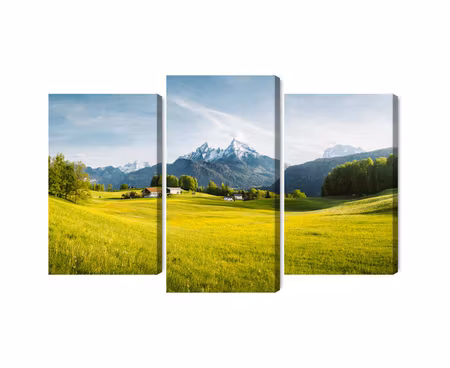 Canvastavla - Mountain landscape in the alps