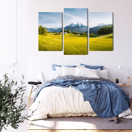 Canvastavla - Mountain landscape in the alps