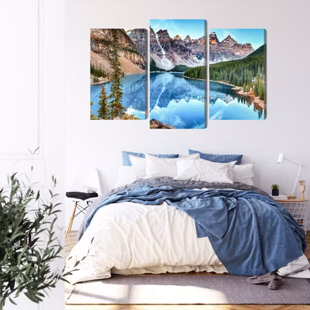 Canvastavla - Moraine Lake in banff national park,