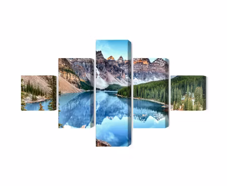 Canvastavla - Moraine Lake in banff national park,