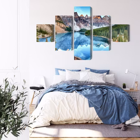 Canvastavla - Moraine Lake in banff national park,