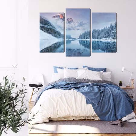 Canvastavla - Canadian Moraine Lake on a