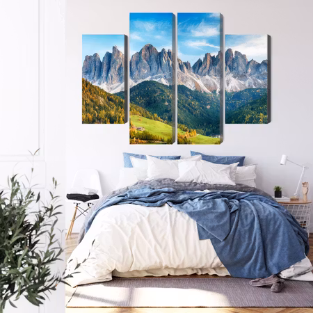 Canvastavla - Dolomites mountain range in Italy