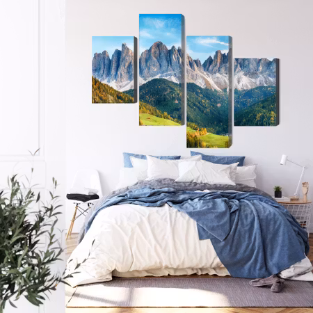 Canvastavla - Dolomites mountain range in Italy