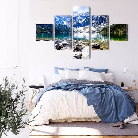 Canvastavla - Lake morskie oko 3d