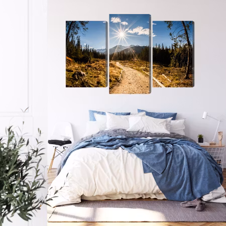 Canvastavla - A sunny day in the tatras 3d