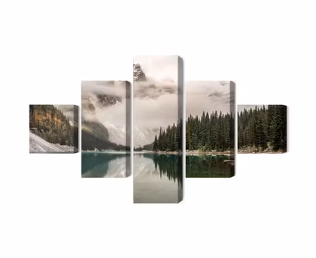 Canvastavla - Moraine Lake in banff national park,