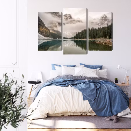 Canvastavla - Moraine Lake in banff national park,