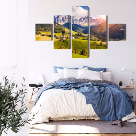 Canvastavla - Sunny day in the mountains