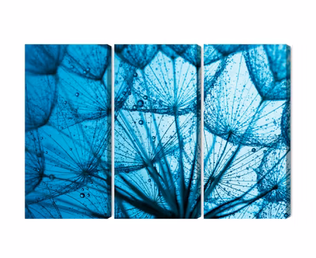 Canvastavla - A close-up of a 3d dandelion seed