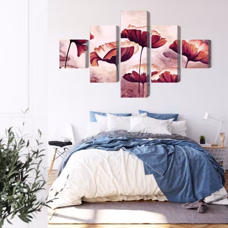 Canvastavla - Poppies as painted