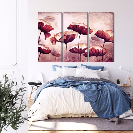 Canvastavla - Poppies as painted