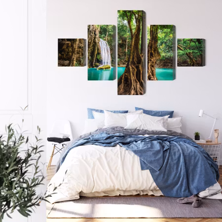 Canvastavla - Erawan waterfalls