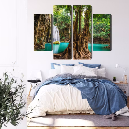 Canvastavla - Erawan waterfalls