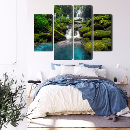 Canvastavla - A beautiful waterfall in the jungle