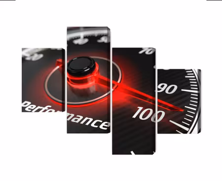 Canvastavla - Modern 3d counter