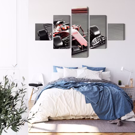 Canvastavla - Formula 1 car on the track