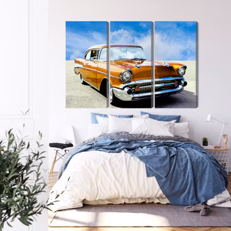 Canvastavla - American vintage car