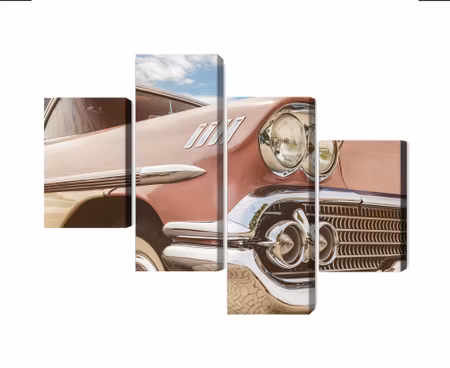 Canvastavla - American car from the 1950s